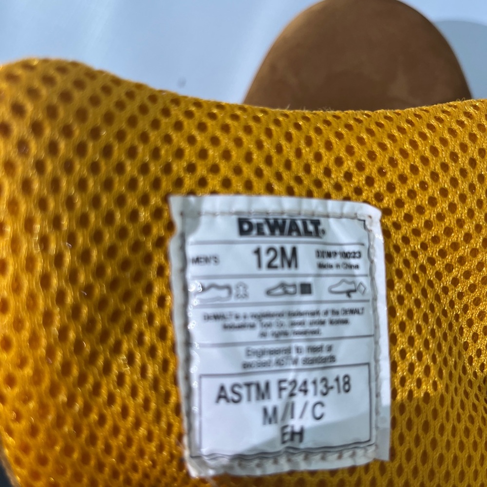 Men's Dewalt, Flex Steel Toe Boot.Size 12M Color Wheat - Picture 12 of 14